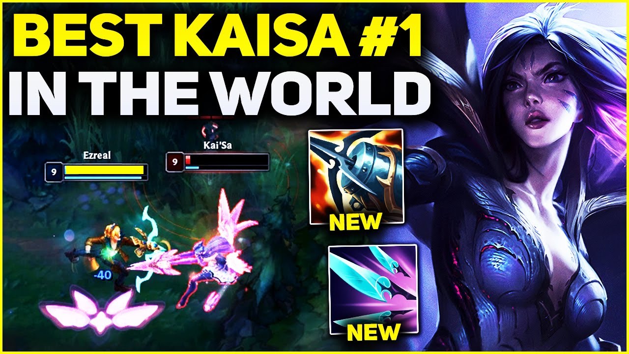 RANK 1 BEST KAI'SA IN THE WORLD AMAZING GAMEPLAY! | Season 13 League Of ...