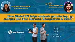 How Model UN helps students get into top colleges like Yale, Harvard, Georgetown & UCLA