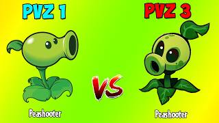 All Plants Pvz 1 vs Pvz 3 Battlez - Who Will Win? - PvZ Team Plant vs Team Plant