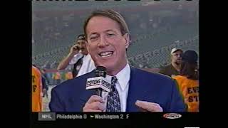 Super Bowl XXXIV 34 Postgame Chris Berman ABC ESPN Primetime SportsCenter Jan 30, 2000 Titans Rams