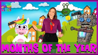 Months of the year song for kids | English Months song for children | Kindergarten Months song