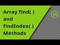Array find( ) and findIndex( ) Methods