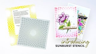Altenew Stencils Intro - Sunburst
