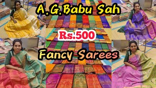 Kanchipuram AG Babu Sah Rs.400 Low Price Fancy Sarees/Fancy Sarees with Hip Belts \u0026 Tissue Sarees