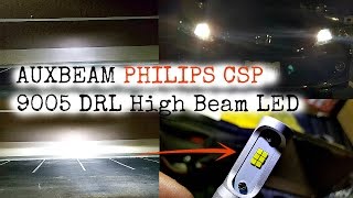 Auxbeam F-S3 Philips CSP 9005 DRL High Beam LED Review and Comparison