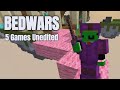 Playing Bedwars (5 games unedited)