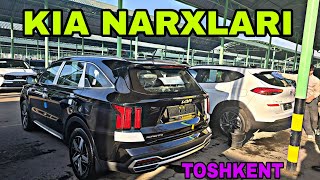 Kia Narxlari Sergeli Mashina Bozori Kia k5 Kia k8 Kia Sorento Narxlari