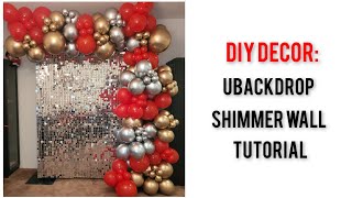 How to Setup a Shimmer Wall from Ubackdrop