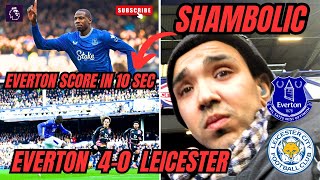 SHAMBOLIC LEICESTER THUMPED 4-0 AT EVERTON l MATCHDAY VLOG l EVERTON 4-0 LEICESTER CITY