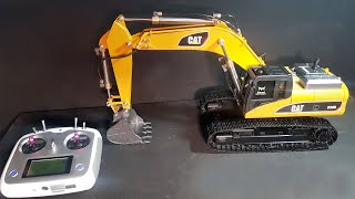 RC EXCAVATOR UNBOXING HUINA 580 HYDRAULIC AND REVIEW!