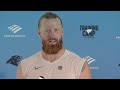 Panthers TE Hayden Hurst: 'Jonathan Mingo has 'got that dog in him.'