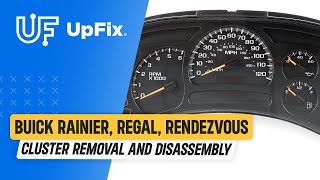 Buick Rainier, Regal, Rendezvous Instrument Cluster Panel (ICP) Removal and Disassembly