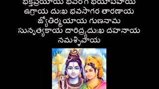 Daridra Dahana Shiva Stotram Telugu with Lyrics