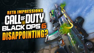 The Black Ops 6 Beta Is Disappointing? (My First Beta Impressions)