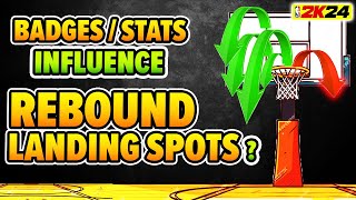 *NEW: Rebound landing spots are controlled by BADGES and STATS?