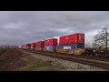 trains bc 2018 cn 116 intermodal @ matsqui jct. canada 05mar18 sd70m 2 8921 leading