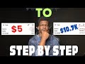 Tradings $5 to $10.7k Using 100% Best Forex Trading Strategy and SMC to Grow Small Forex Accounts