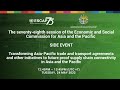 SIDE EVENT: The 78th session of the Economic and Social Commission for Asia and the Pacific_240522