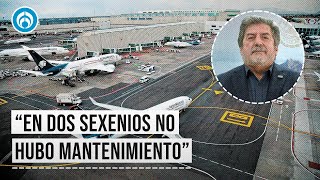 La torre de la Terminal 2 no está emergiendo, sólo se hunde toda la CDMX: Rogelio Jiménez Pons