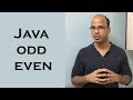 Java program to find odd or even number | Only for Beginners