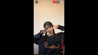 Ayaka Imoto instagram live 221022