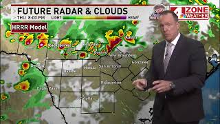 LATEST FORECAST: Mix of clouds and sun, potential for some storms tonight