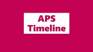 APS Certificate| Complete Timeline