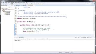 Java Tutorial -- EP08 -- Char vs String