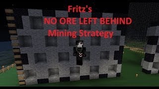 Minecraft - Most Efficient Mining Strategy to get ALL Ores: Fritz's No Ore Left Behind