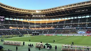 4K対応　2025年　第103回　高校サッカー選手権　決勝戦　前橋育英ー流経大柏　延長前半　流経大柏の反撃　背番号18　安藤くんがチャンスメイク