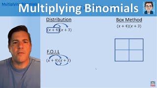 Multiplying Binomials (using the Box Method, FOIL, and Distribution)