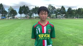 2021JCYクラブユース選手権U-15　FC フェルボール愛知　11番選手　試合後インタビュー（8/19R32）