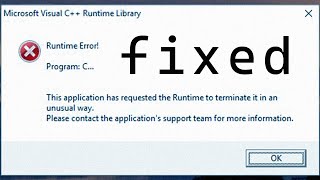 How to Fix Microsoft Visual C++ Runtime on Windows 10/11