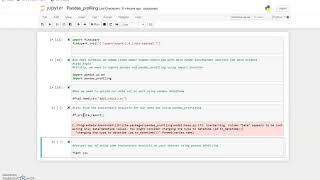 Python Profiling with pandas
