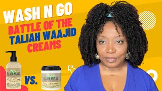 Battle of the Taliah Waajid Creams | Type 4 Natural Hair Wash and Go