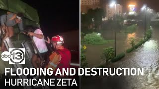 Hurricane Zeta leaves destruction, flooding in coastal communities