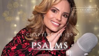 ✨ASMR Bible Reading Psalms Chapters 119-129✨