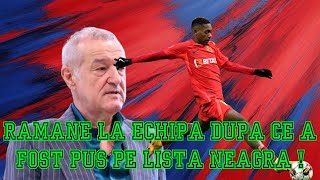 Pus pe lista neagra, dar ramane la echipa ! #fcsb #steaua