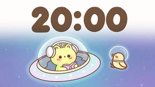20 Minute Timer 🐱 Study Timer for Classroom Focus - Alien