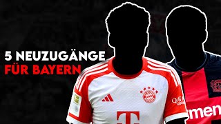 Bayern München: 5 Transfers für die Transfer-Attacke mit großem Kaderumbruch!