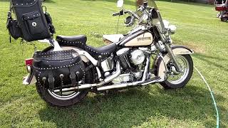 1988 Harley Davidson Heritage Softail Special Idling