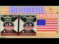 2022 USA Baseball Stars & Stripes Blaster Boxes 2 Hits Per Box!