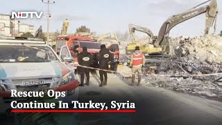 Freezing Temperatures And A Race Against Time: Rescue Ops Continue In Turkey, Syria | The News