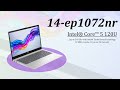 HP 14-ep1072nr Laptop with Unveil a new level of performance and portability