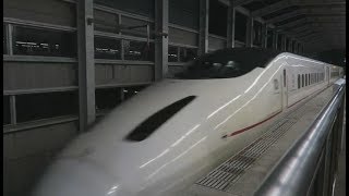 JR九州【九州新幹線】800系U003編成『つばめ334号』新鳥栖駅発車, Shinkansen 800 Series