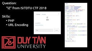 PHP nuances and URL encoding! ISITDTU CTF 2018 "IZ" writeup!