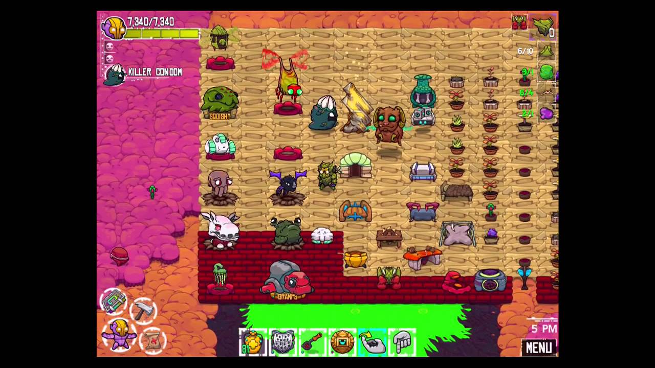 Crashlands Nematoblaster Test Game Play Game Solver