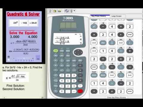 QuadraticFormula QuadraticFormula