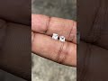 Pair of White Sapphire - Prince Cut