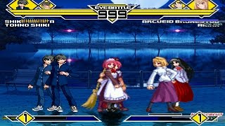 Melty Blood Party 4v4 Patch MUGEN 1.0 Battle!!!